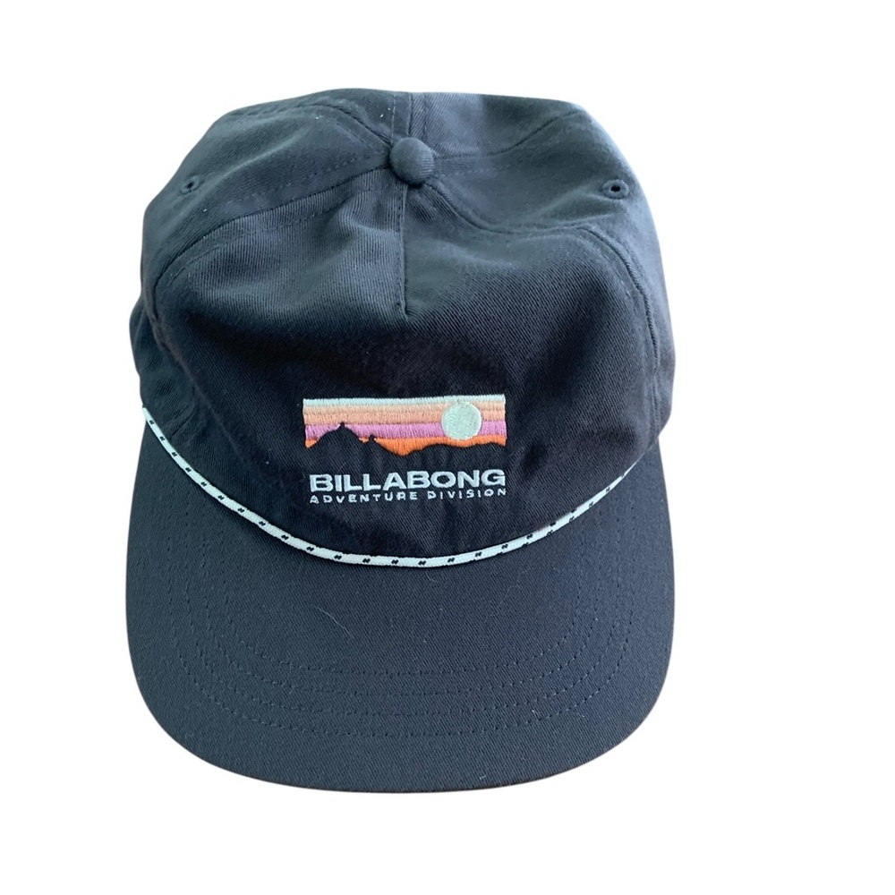 Billabong Black Cap with Sunset Embroidery